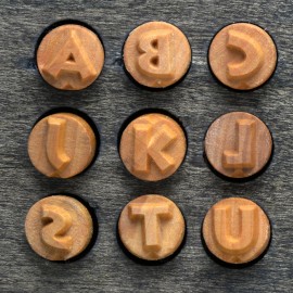 Stone Carved Upper Case Font Set Stone Carved Upper Case Font Set